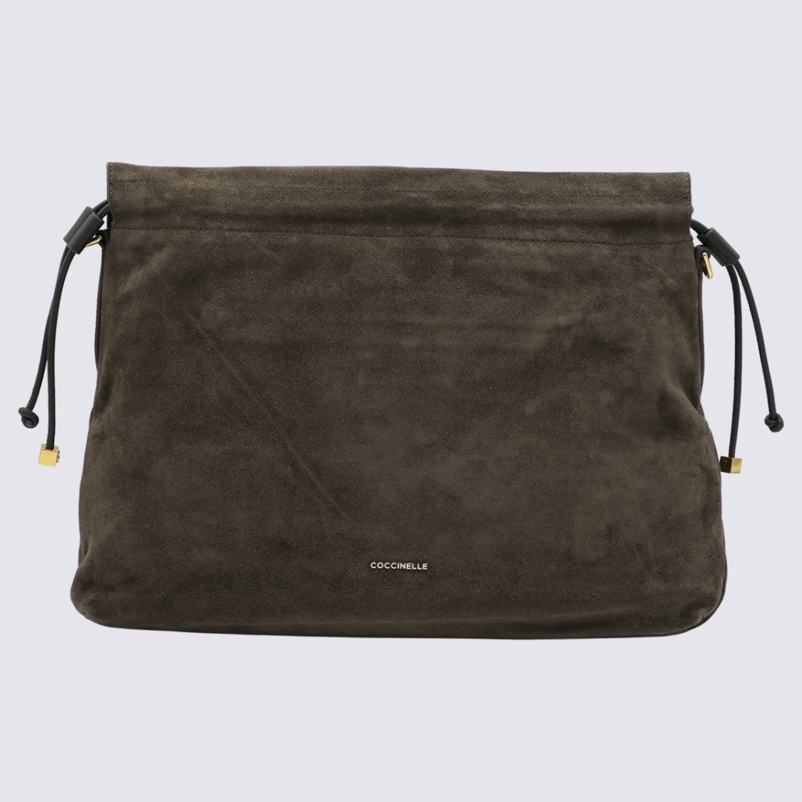Coccinelle Structured Suede Bag With Fold-Over Flap