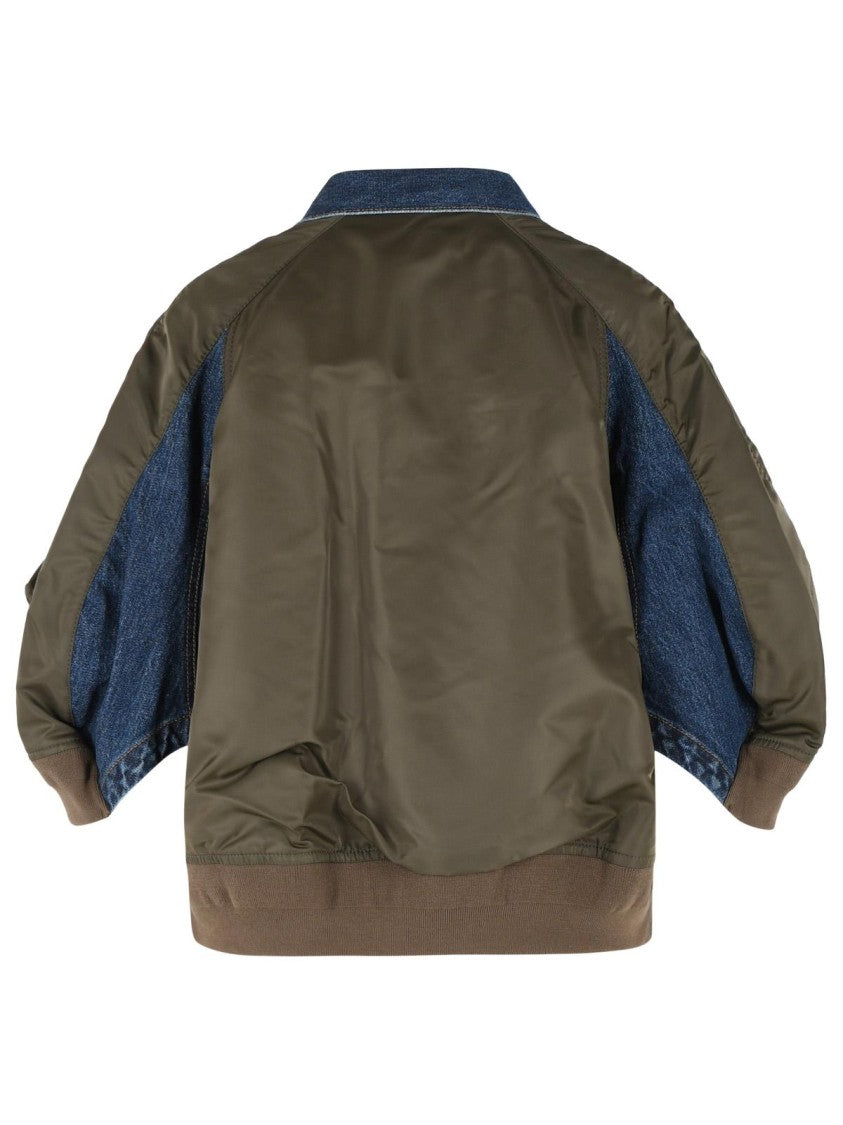 Sacai Blue Cotton Denim Jacket
