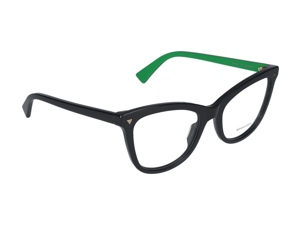 Bottega Veneta Eyeglasses Bv1226o 010 Black Black Transparent 54/19/145