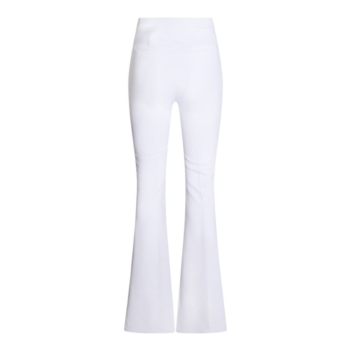 Elisabetta Franchi Flared Ivory Trousers