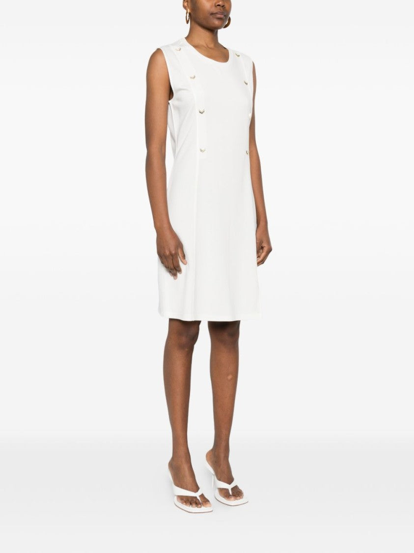 Liu Jo White Milk Stud Detail Day Dress