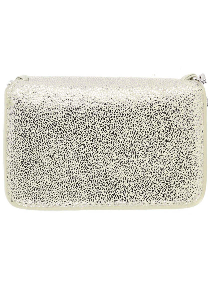 Stella Mccartney Falabella Silver Speckled Card Holder
