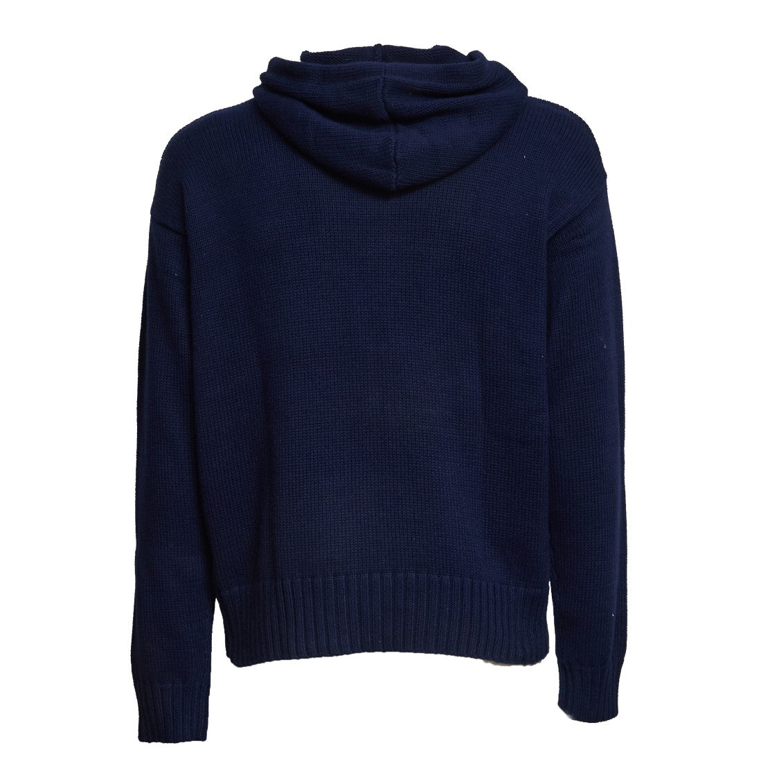 Polo Ralph Lauren Polo Intarsia Cotton Hooded Sweater