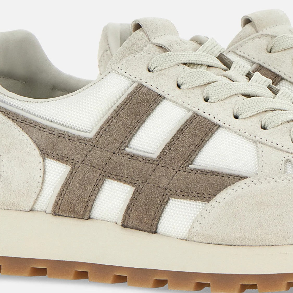 Hogan Retro-Inspired Sneakers With Suede Overlays