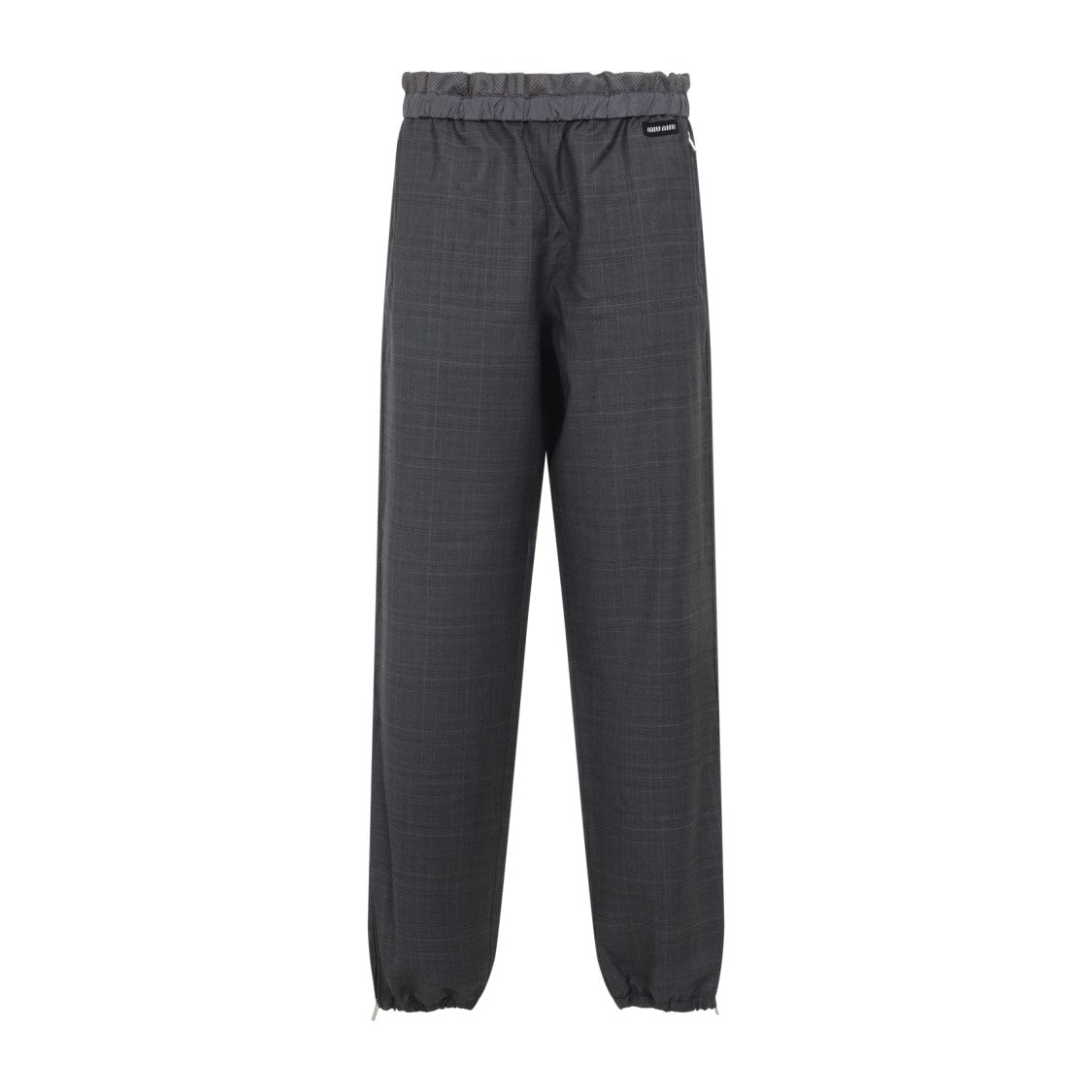 Miu Miu Grey Virgin Wool Pants