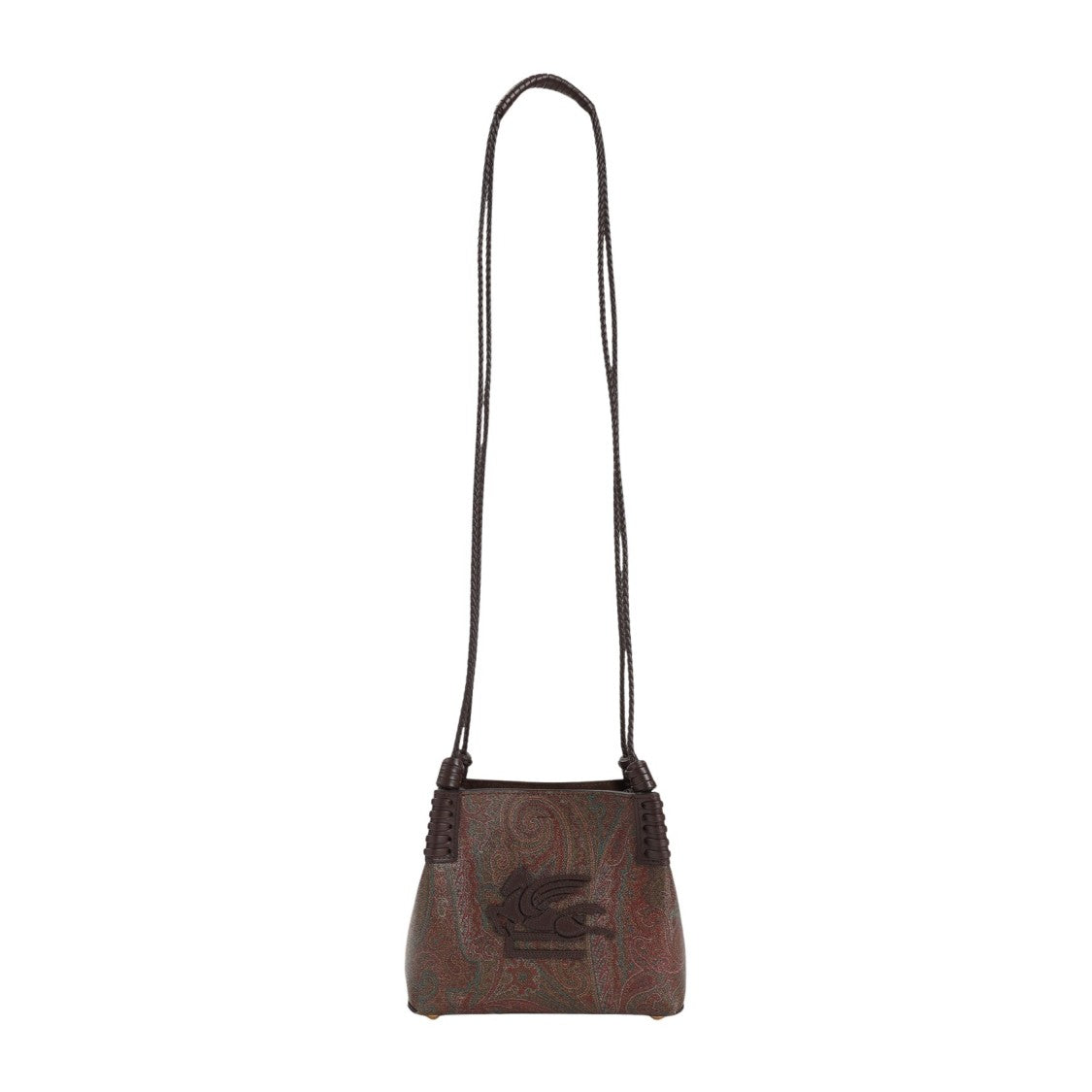 Etro Compact Brown Shoulder Bag