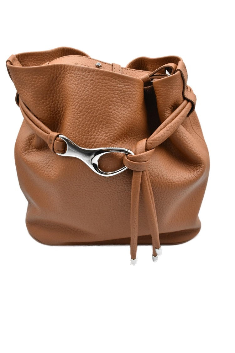 Orciani Soft Leather Shoulder Bag