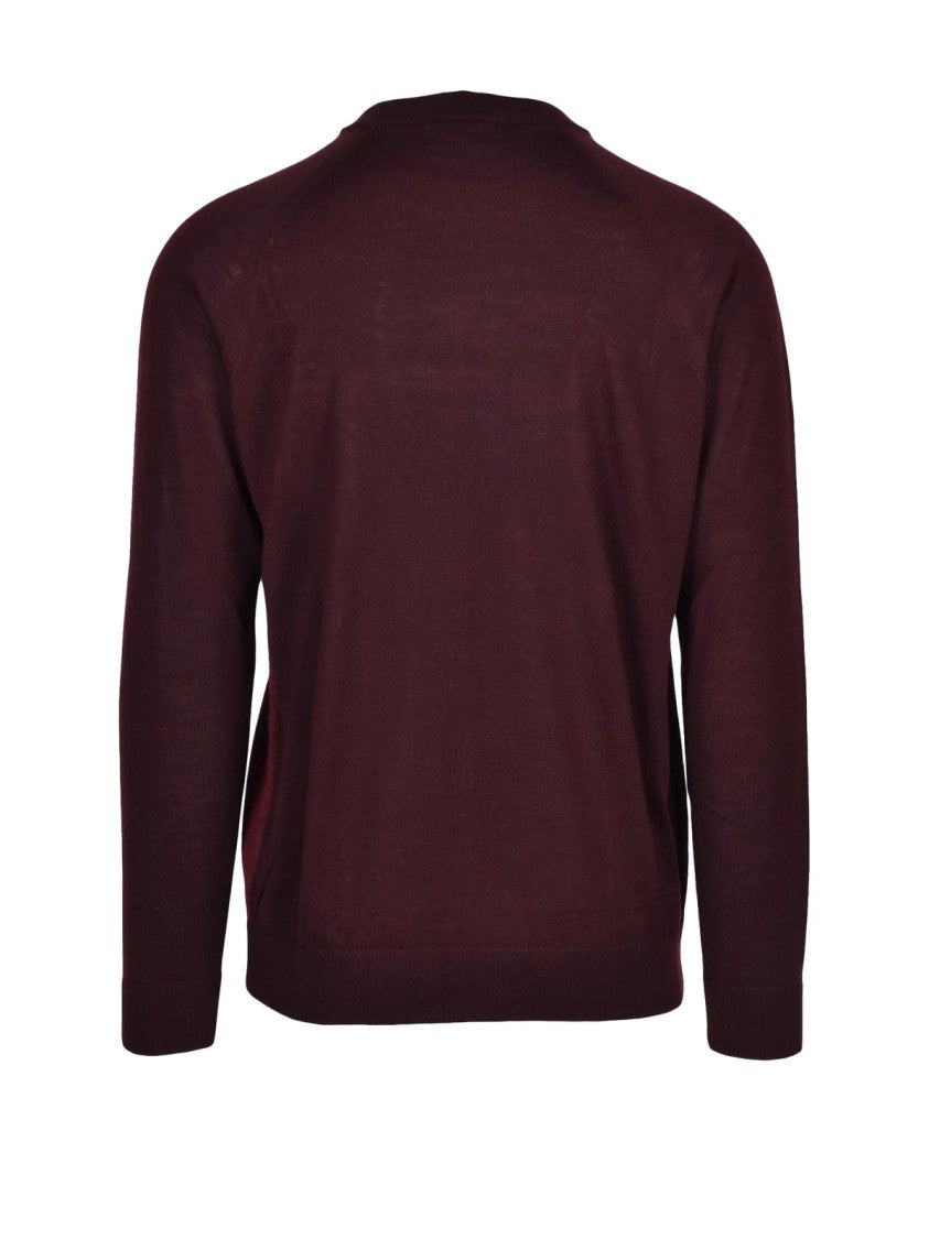 Cashmere Company P. Raglan Sleeve Cashmere Blend Sweater With Two-Tone Design