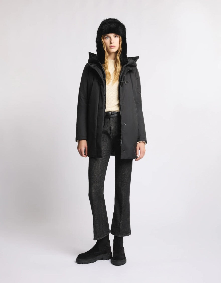 Fay Technical Toggle Coat With Distinctive Front Closure