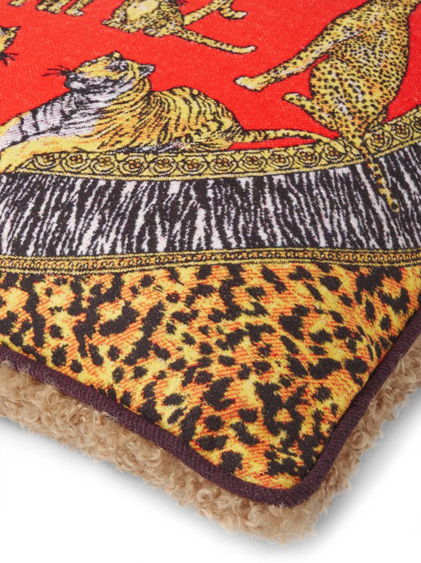 Versace Home Wild Cats Double-Face Cushion