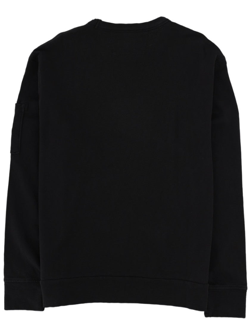 C.P. Company Patch Logo Cotton Sleeve Sweatshirt