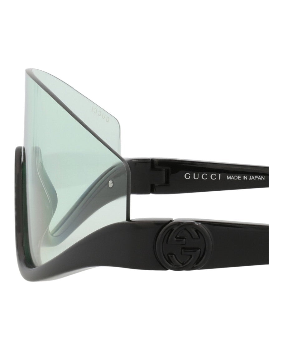 Gucci Shield-Frame Injection Sunglasses