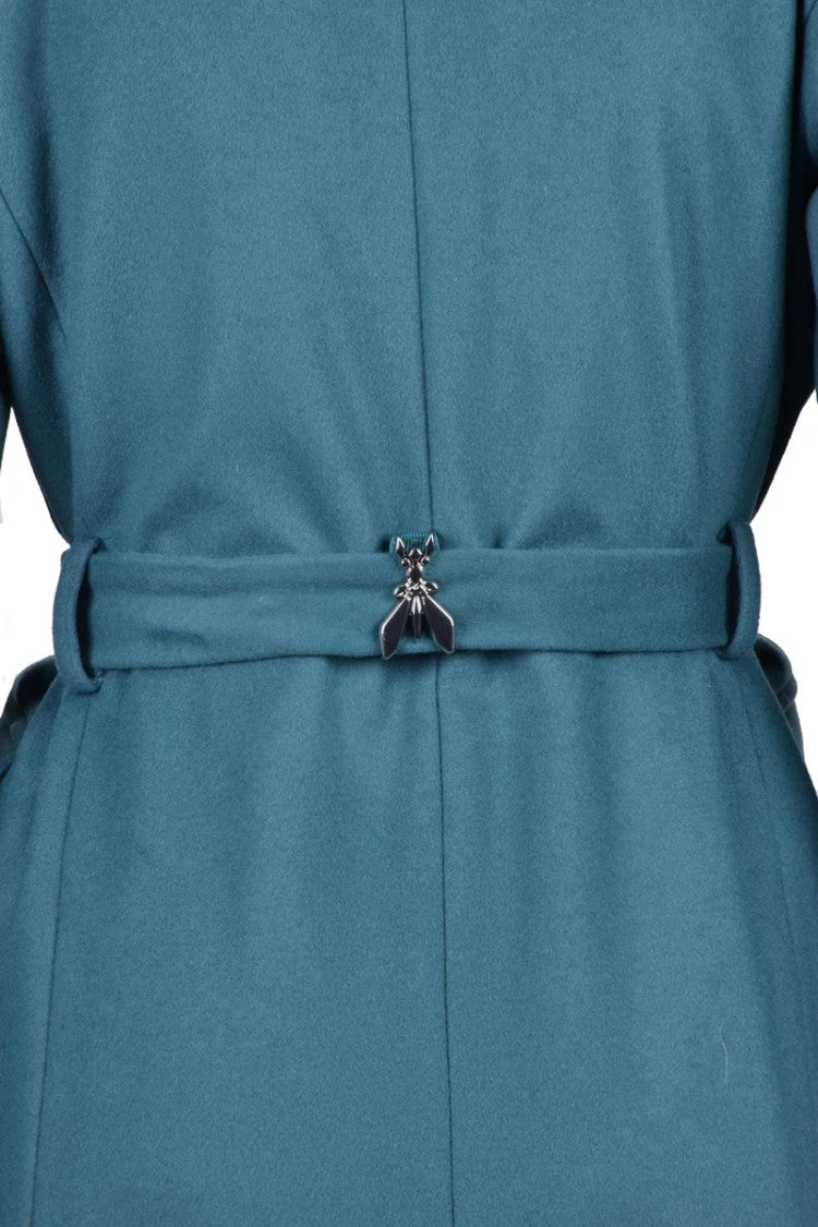 Patrizia Pepe Long Coat - Green