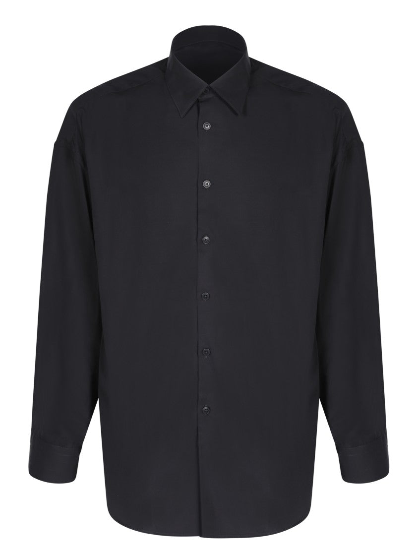 Costumein Soft Lyocell Black Shirt