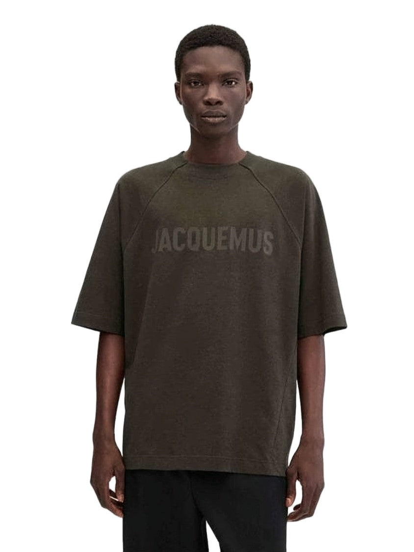 Jacquemus Loose-Fitting Crew Neck T-Shirt With Tonal Logo