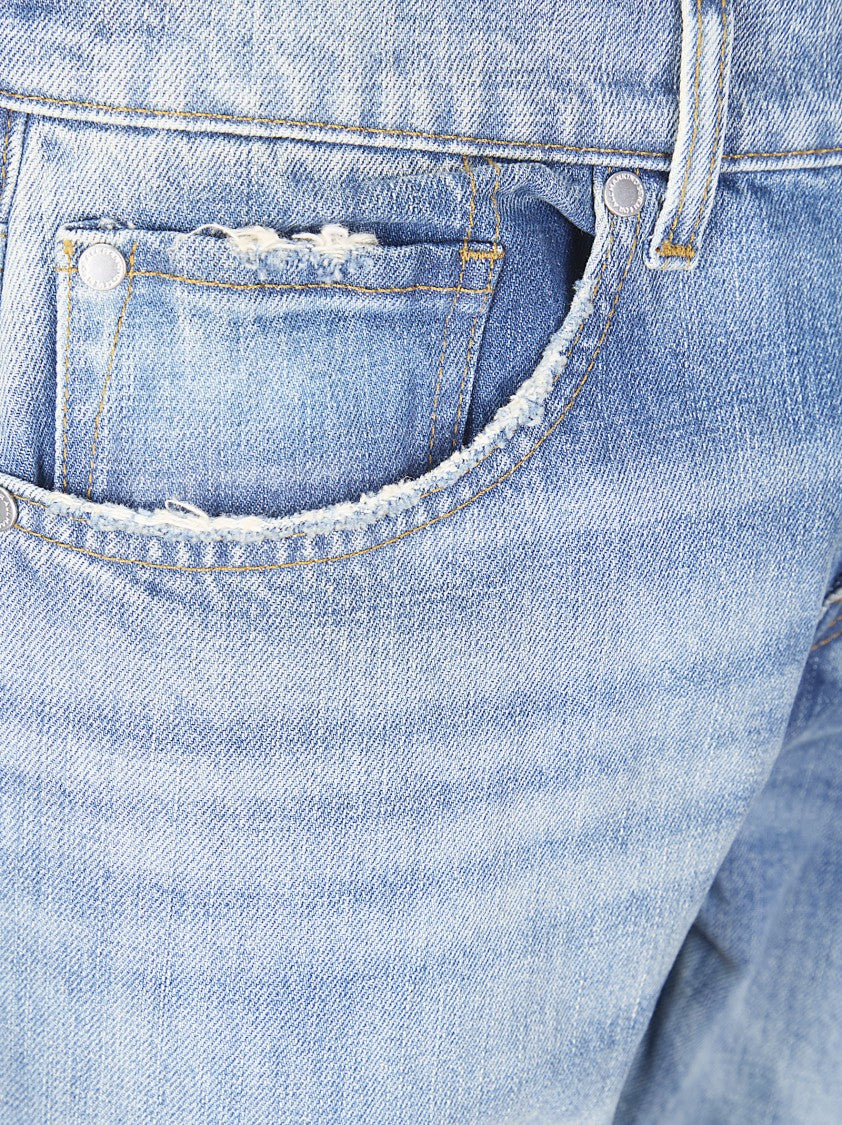 7 For All Mankind Blue The Bootcut Five-Pocket Jeans