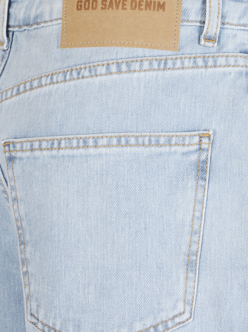 God Save Denim Naiadi Light-Wash Denim Jeans