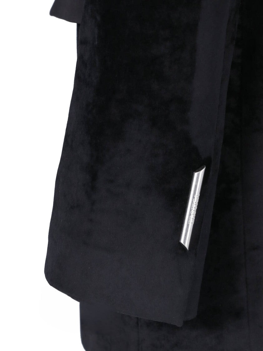 Dondup Black Velvet Single Breasted Suit