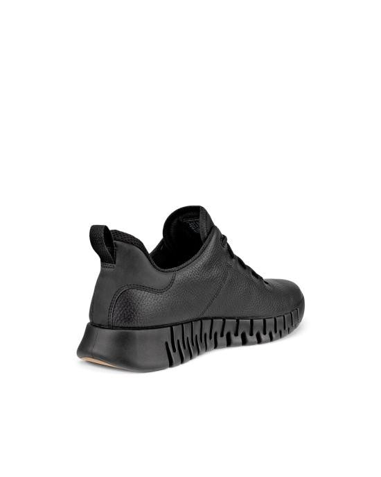 Ecco Textured Cowhide Leather Sneakers