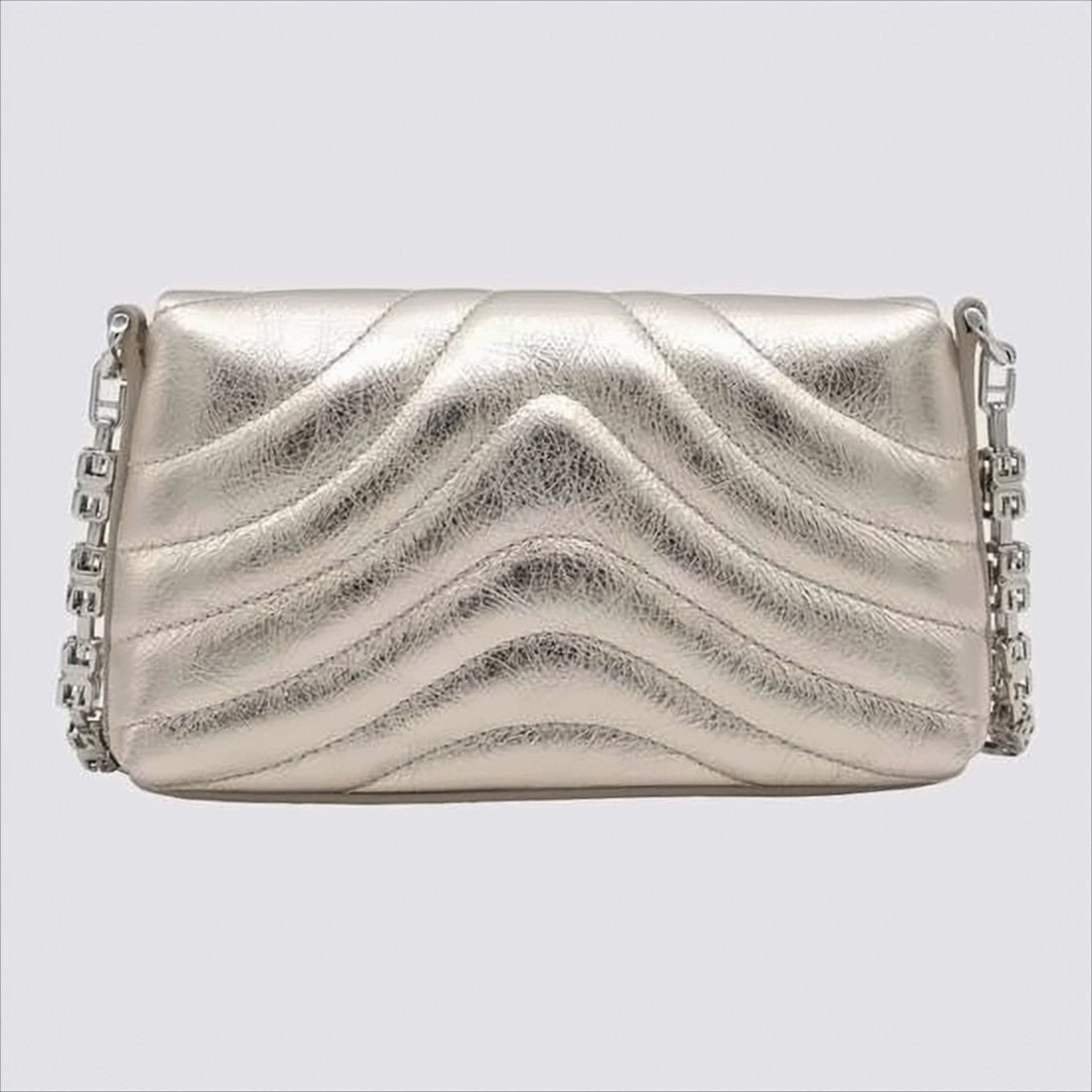 Givenchy Metallic Quilted Calf Leather Shoulder Bag