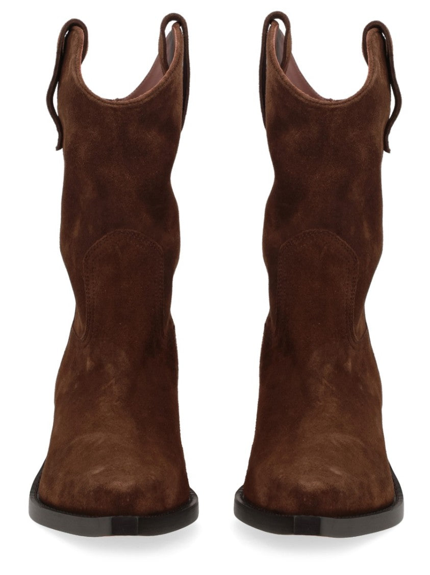 Paris Texas Dakota Mid-Calf Pointed Western Boots