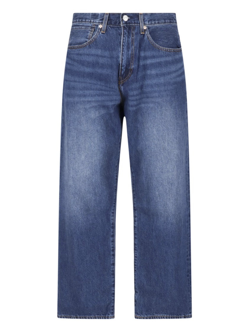 Levi's Strauss Blue Marker Loose Cotton Straight-Leg Jeans