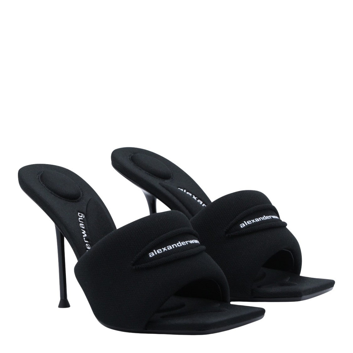 Alexander Wang Black Sandals With Open-Toe Design