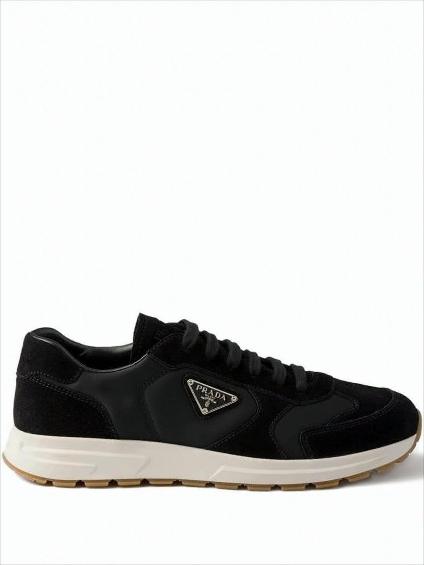 Prada Low-Top Sneakers With Contrasting Sole