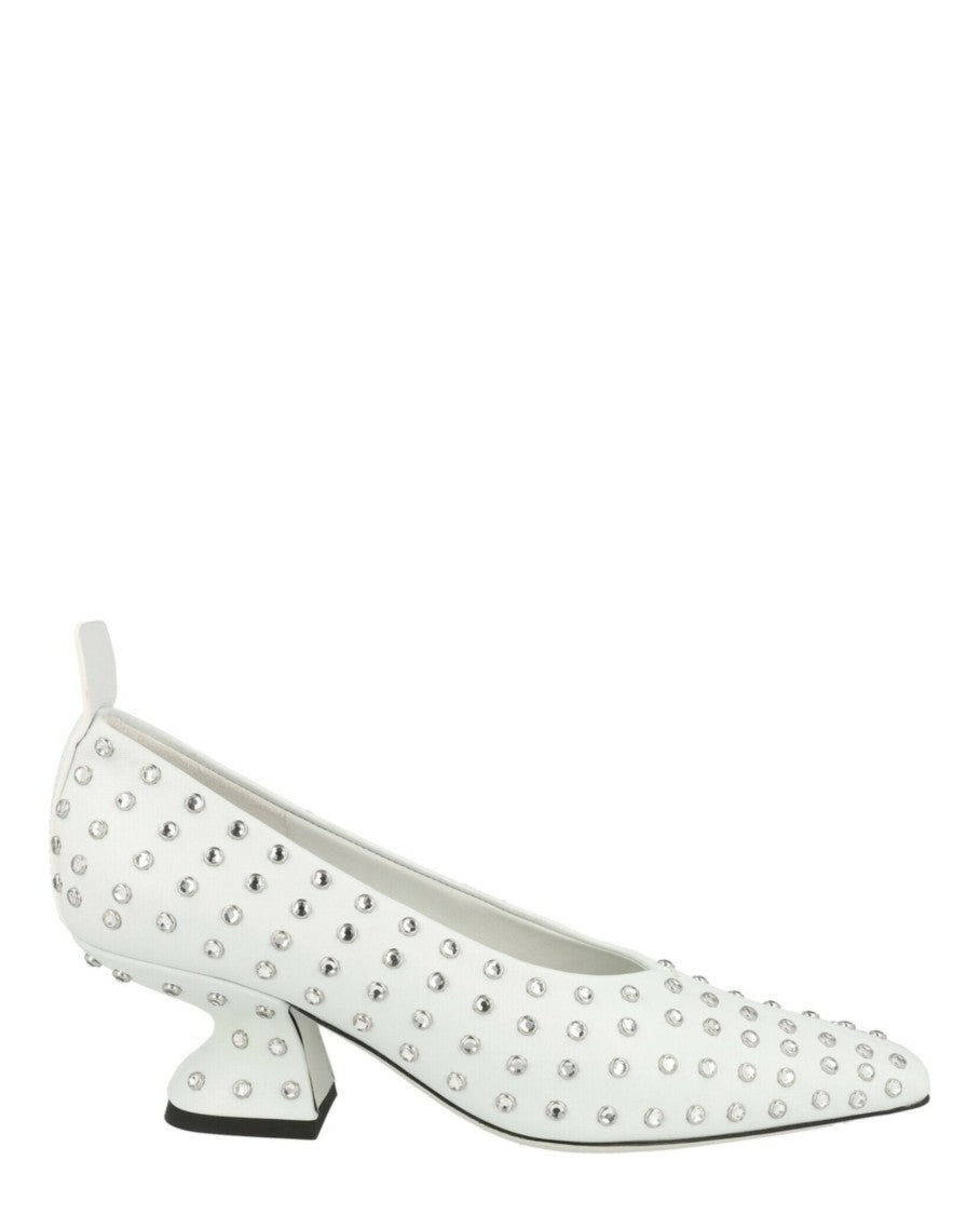 Ferragamo Sadr Crystal-Embellished Pumps