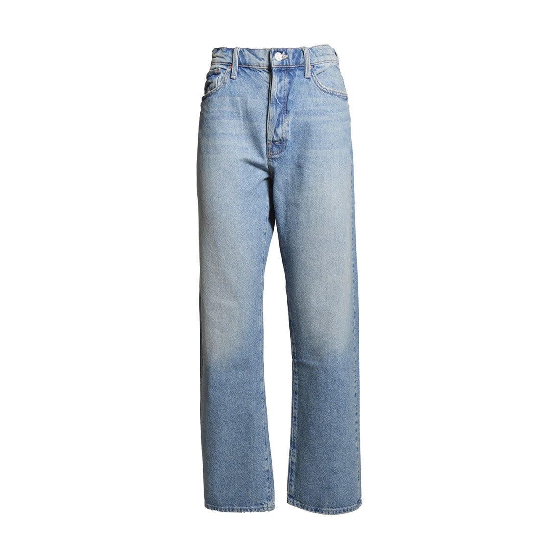 Mother Straight-Leg Jeans With Five-Pocket Design