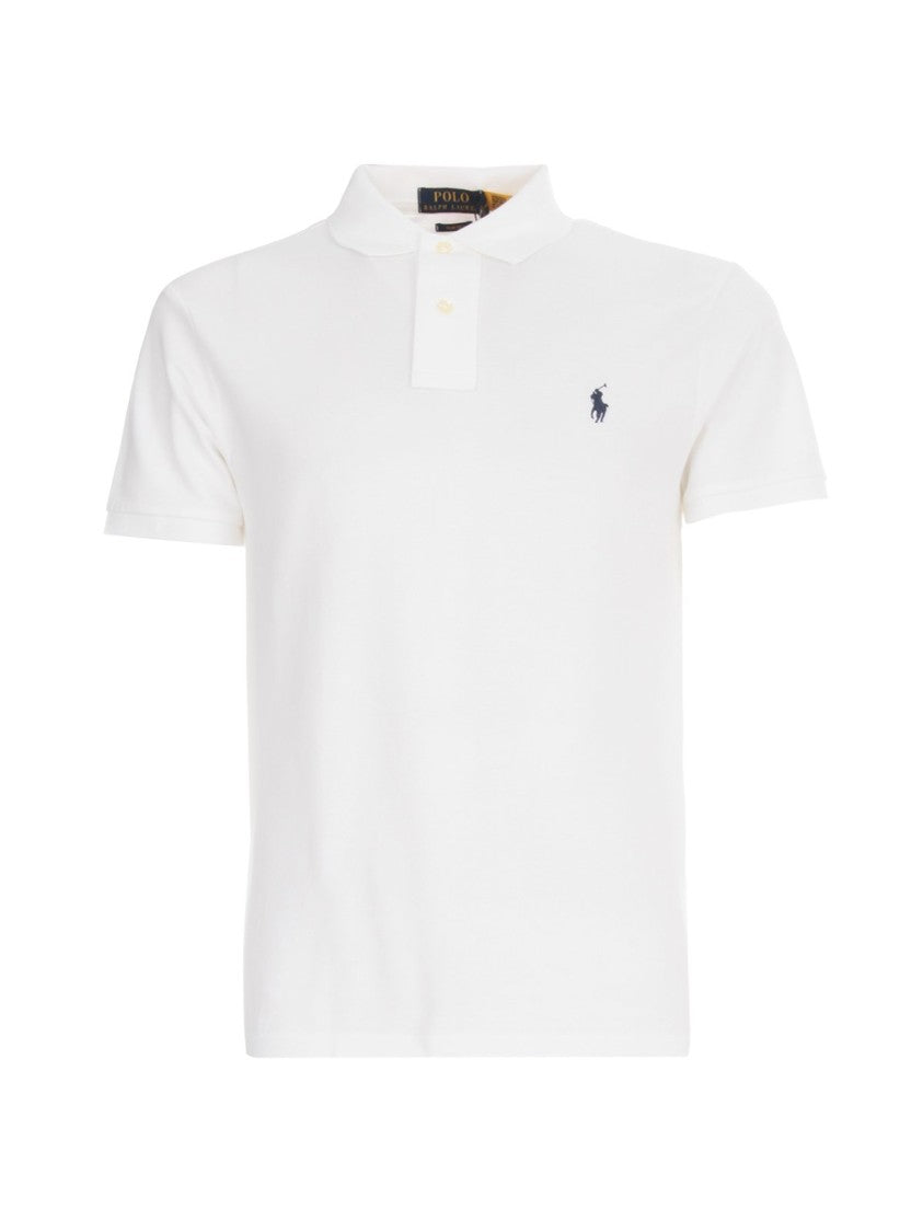 Polo Ralph Lauren Classic White Polo Shirt With Emblematic Logo