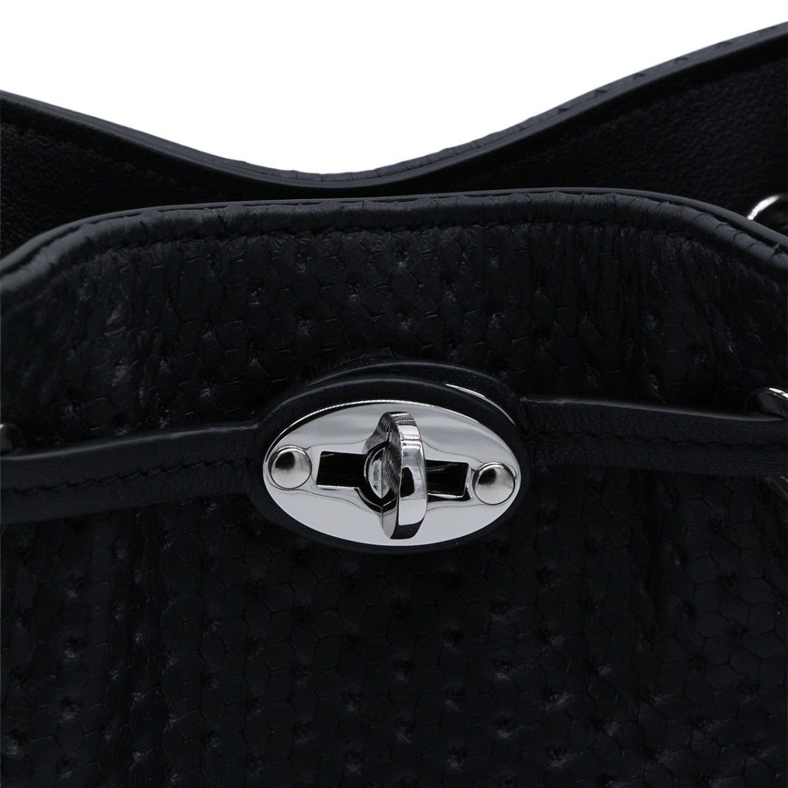 Zanellato Textured Black Bucket Bag