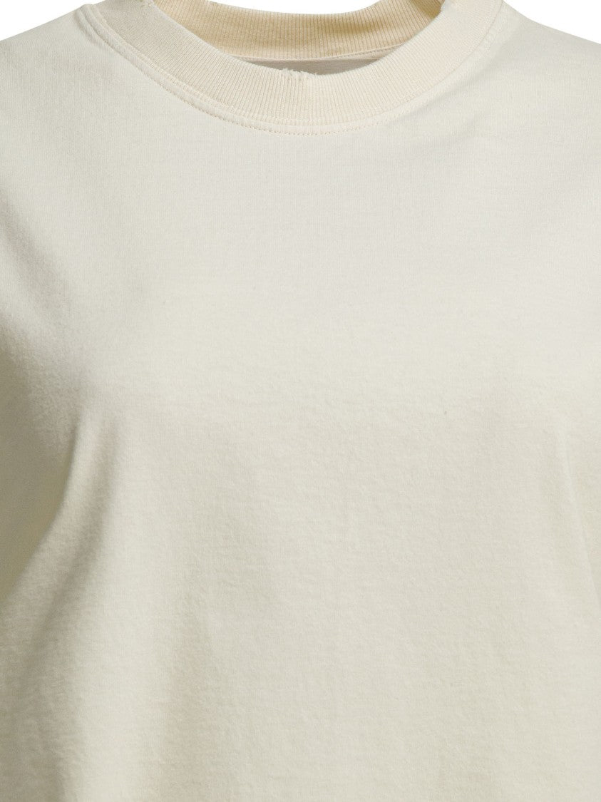 Golden Goose Soft Cotton T-Shirt With Tonal Embroidery