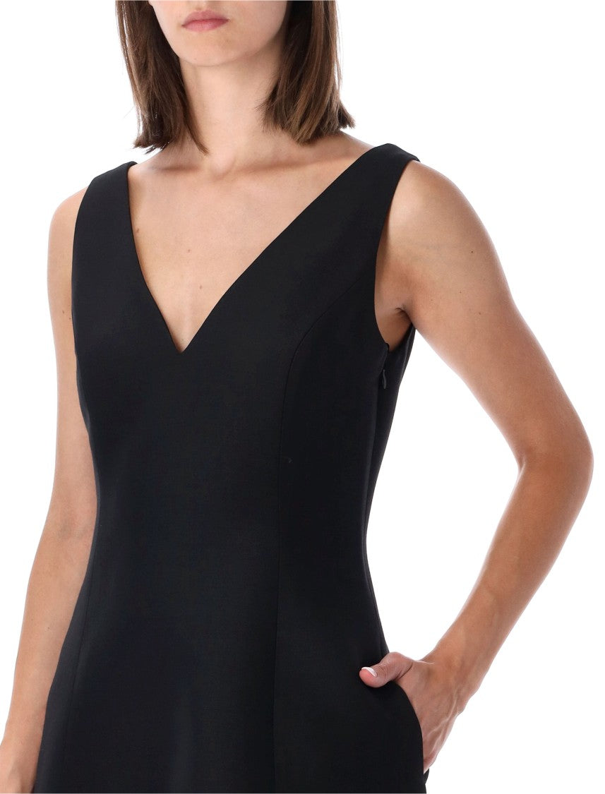 Valentino Garavani V-Dress Lace Wool-Silk Mini Dress