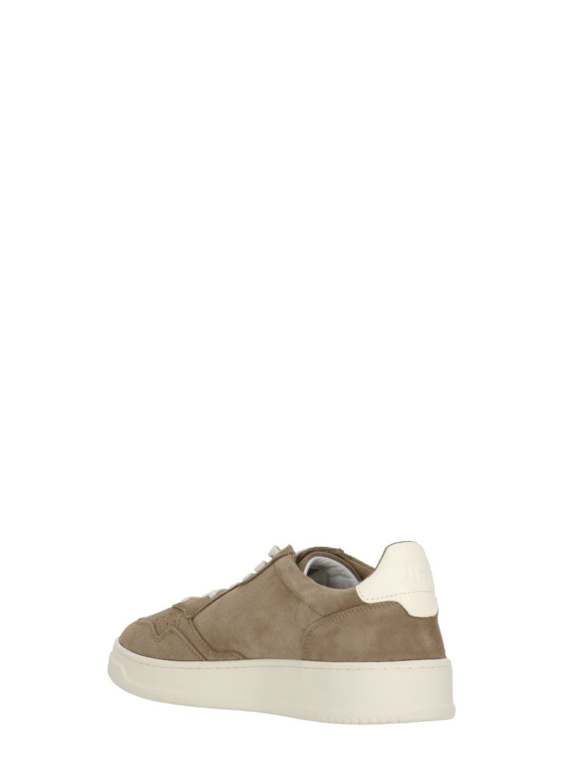 Autry Brown Medalist Low Suede Sneakers