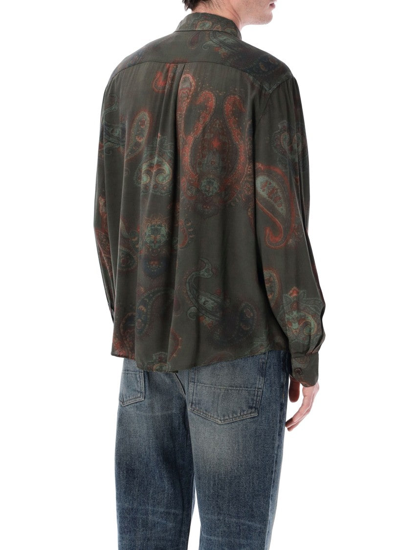 Our Legacy Beyond Paisley Print Rayon Shirt