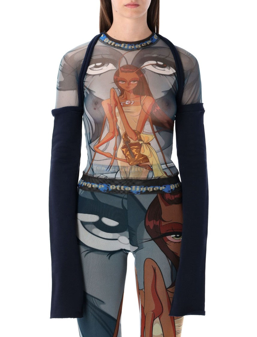 Ottolinger Julien Ceccaldi Mesh Ls Top