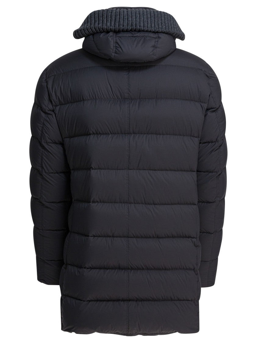 Herno Long Down Jacket With Hood