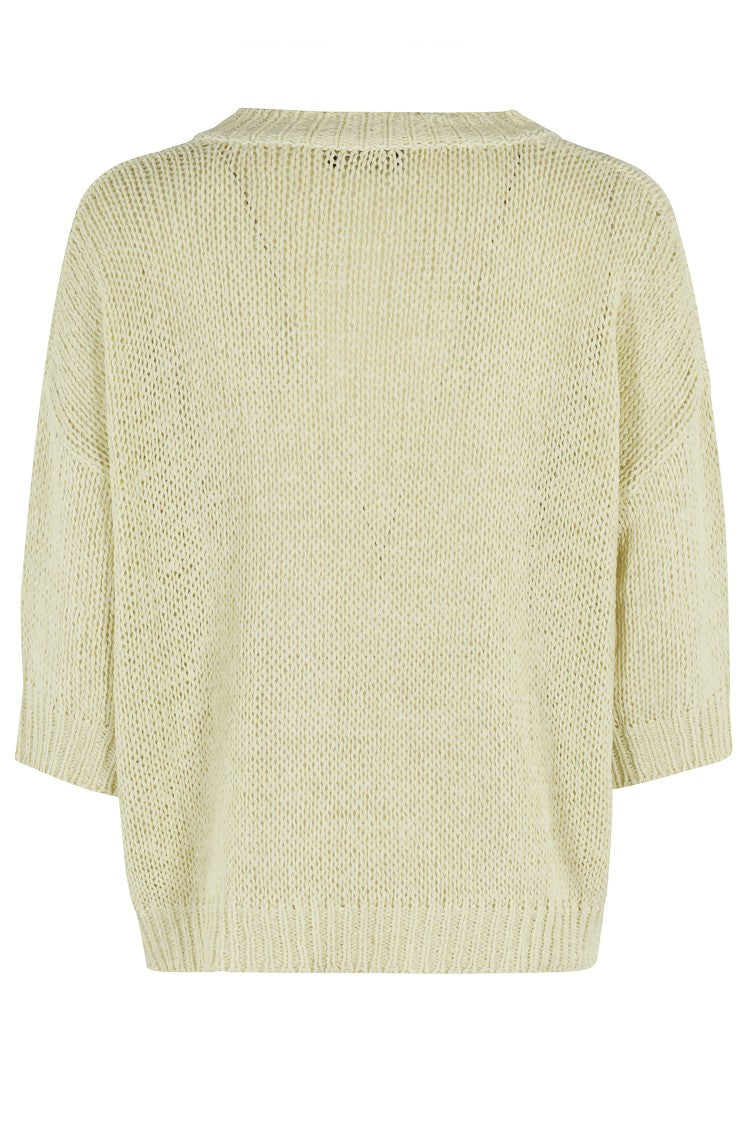 Roberto Collina Boxy Short-Sleeve Knit Top
