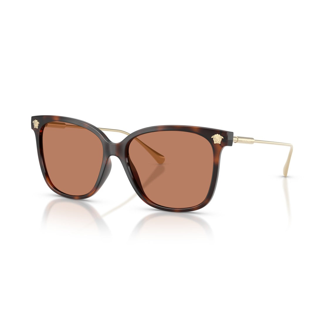 Versace 0Ve4507u Tortoiseshell Square Sunglasses