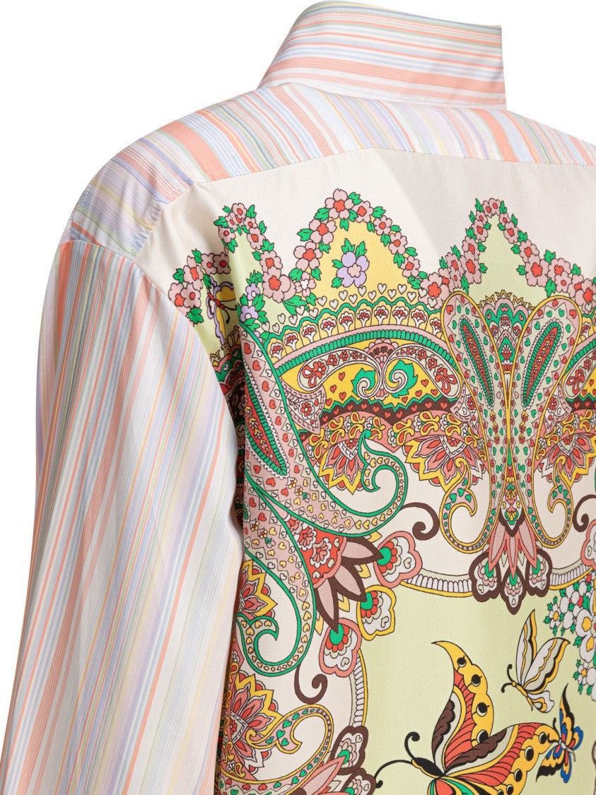 Etro Oversized Striped Shirt