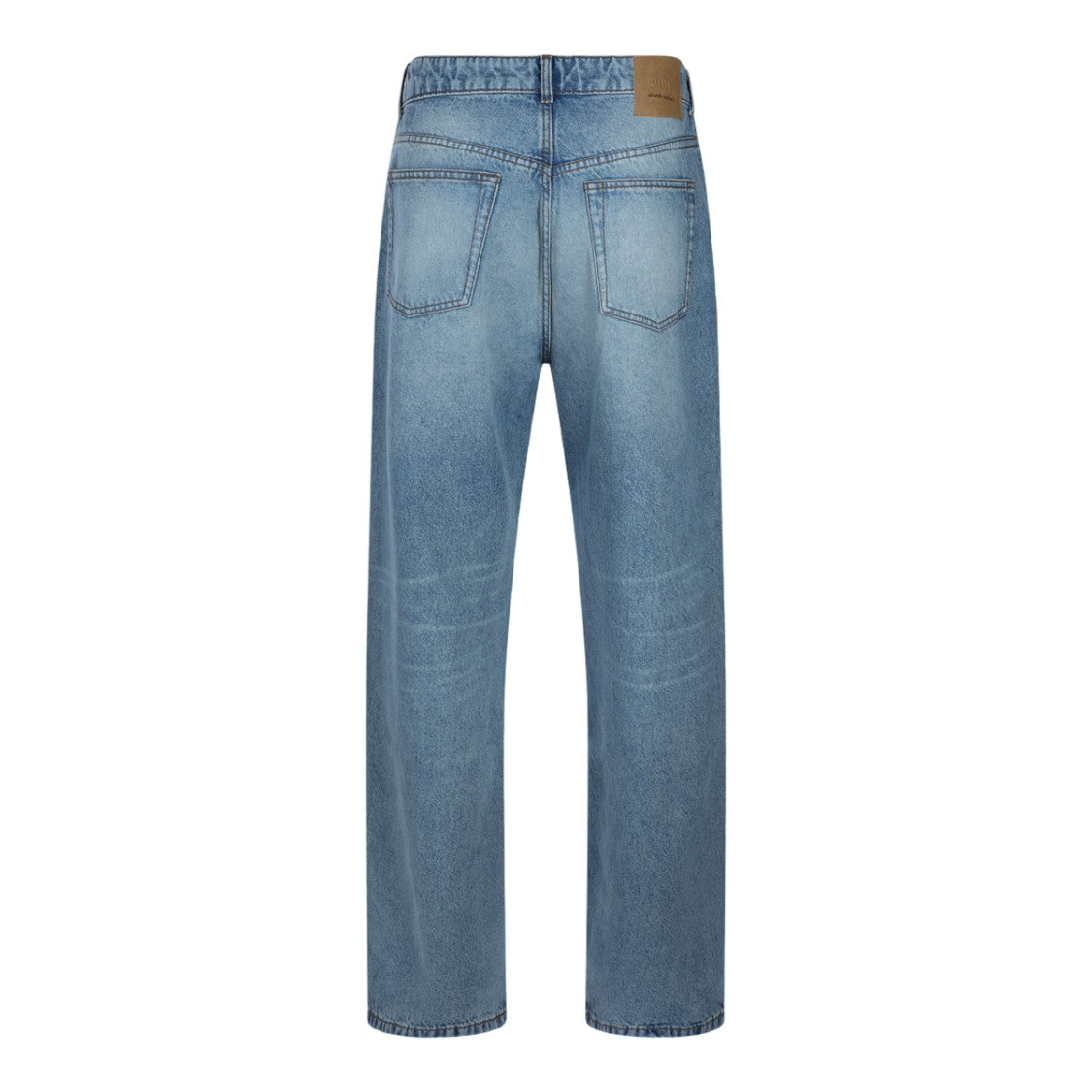 Ami Paris Straight-Leg Denim Jeans