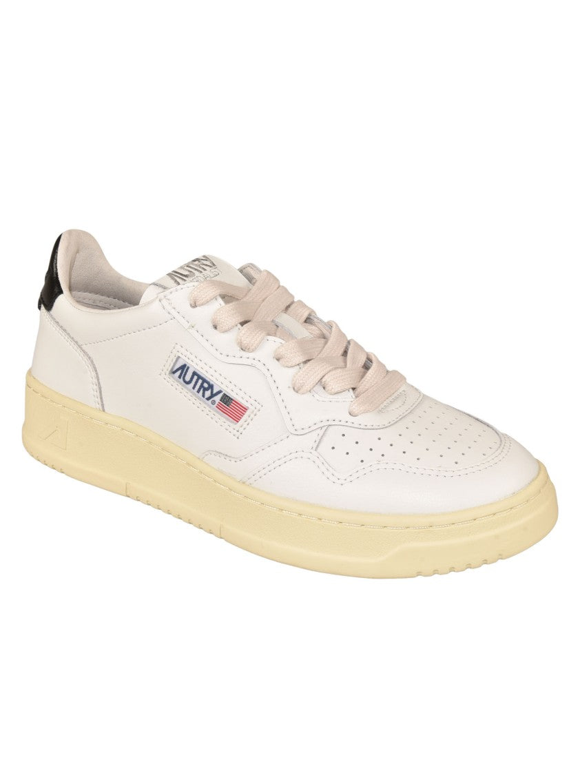 Autry White Leather Low Sneakers