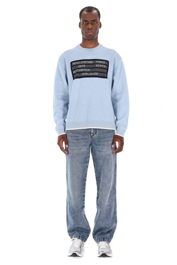 Kenzo City Jumper Wool Blend Crewneck Sweater