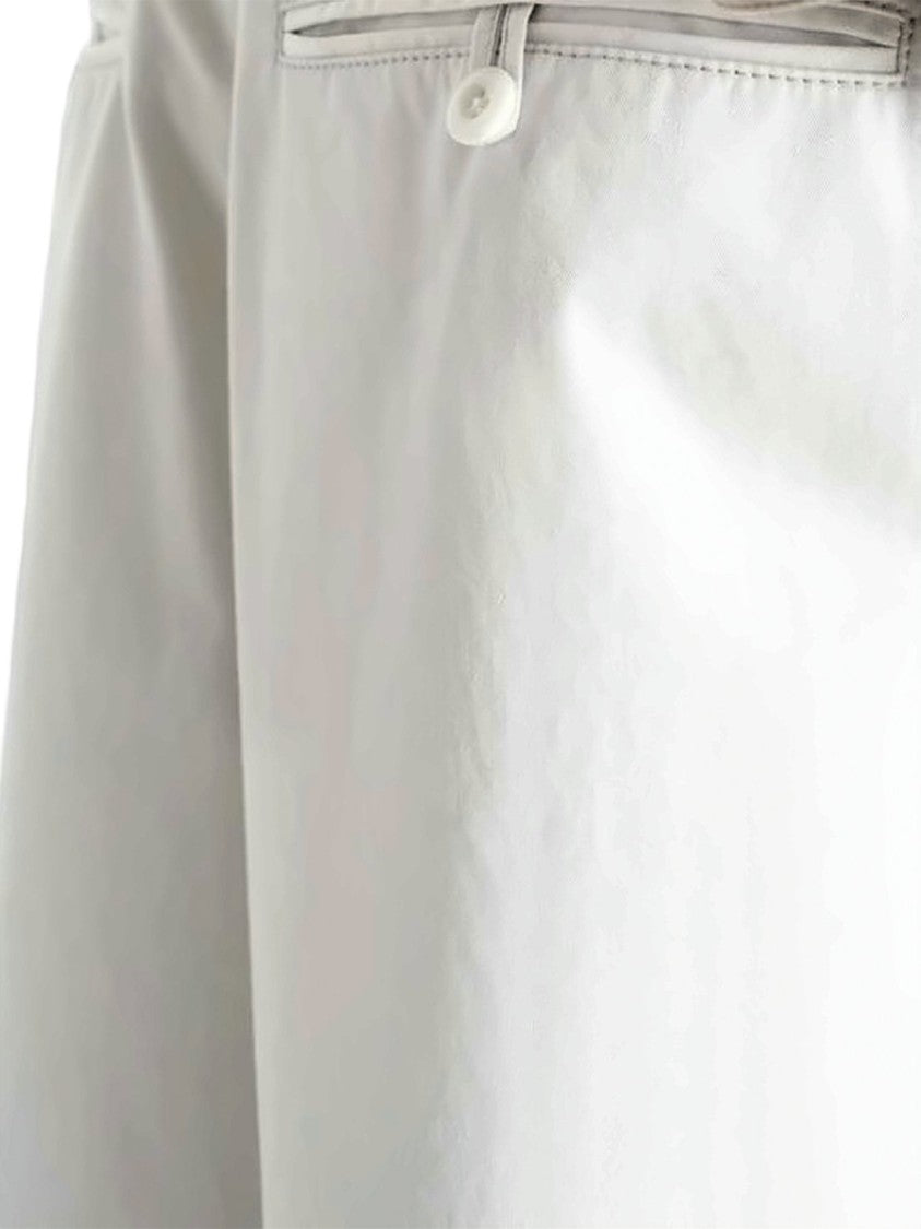 Lemaire Straight-Leg Cotton Pants With High Waist