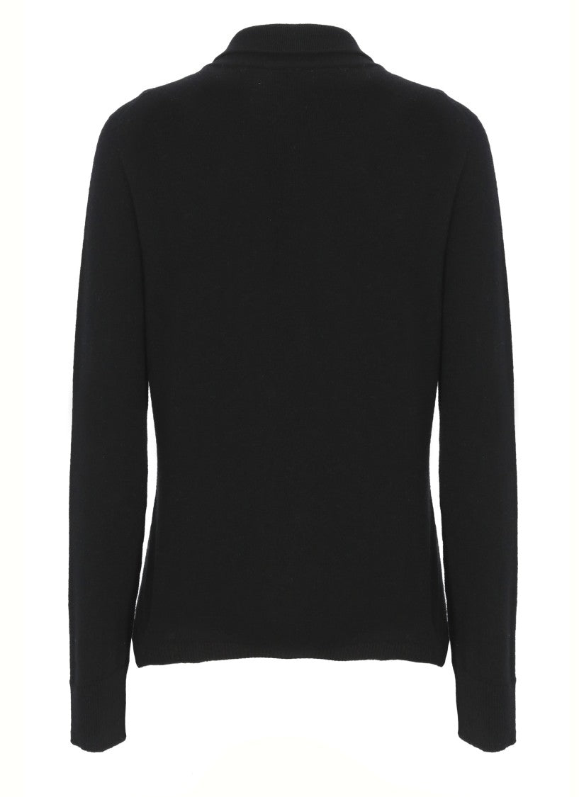 Vanisé Black Cashmere Cardigan