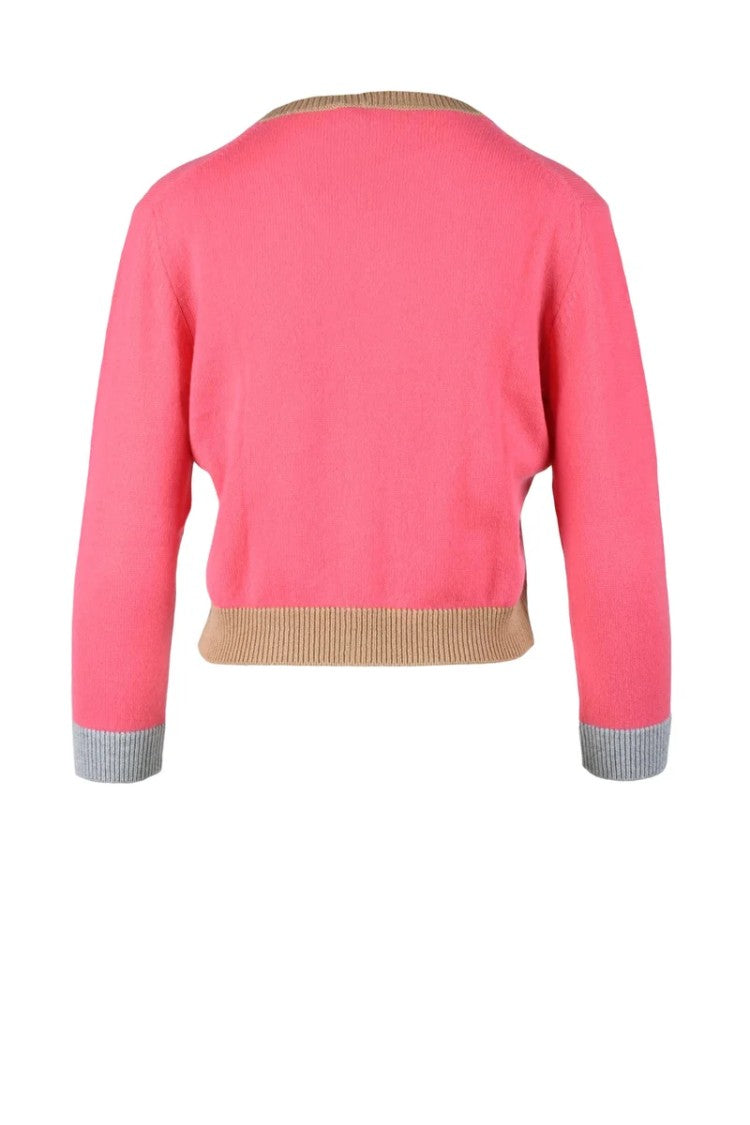 Rocco Ragni Cashmere Cardigan - Pink