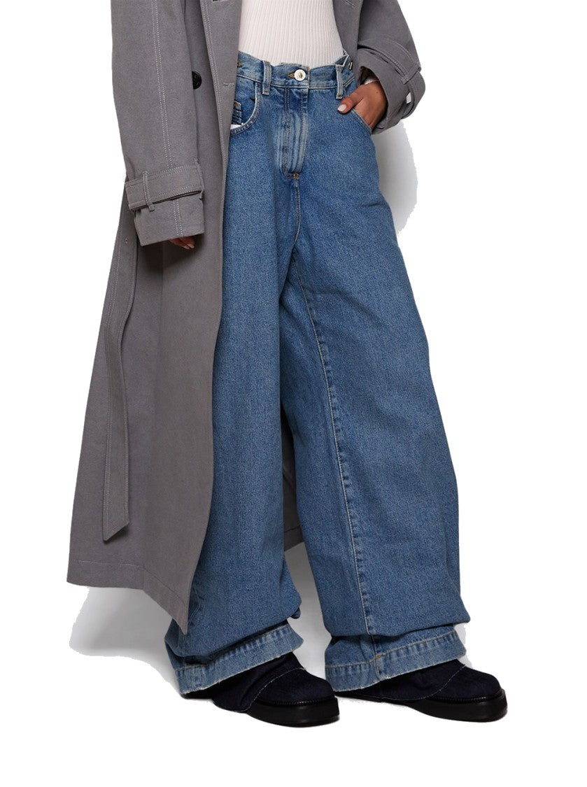 The Attico Robin Fern Boot Dark Blue