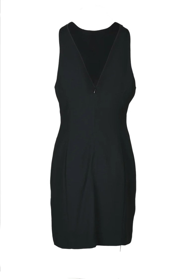 Carla G Acetate Viscose Sheath Dress - Black