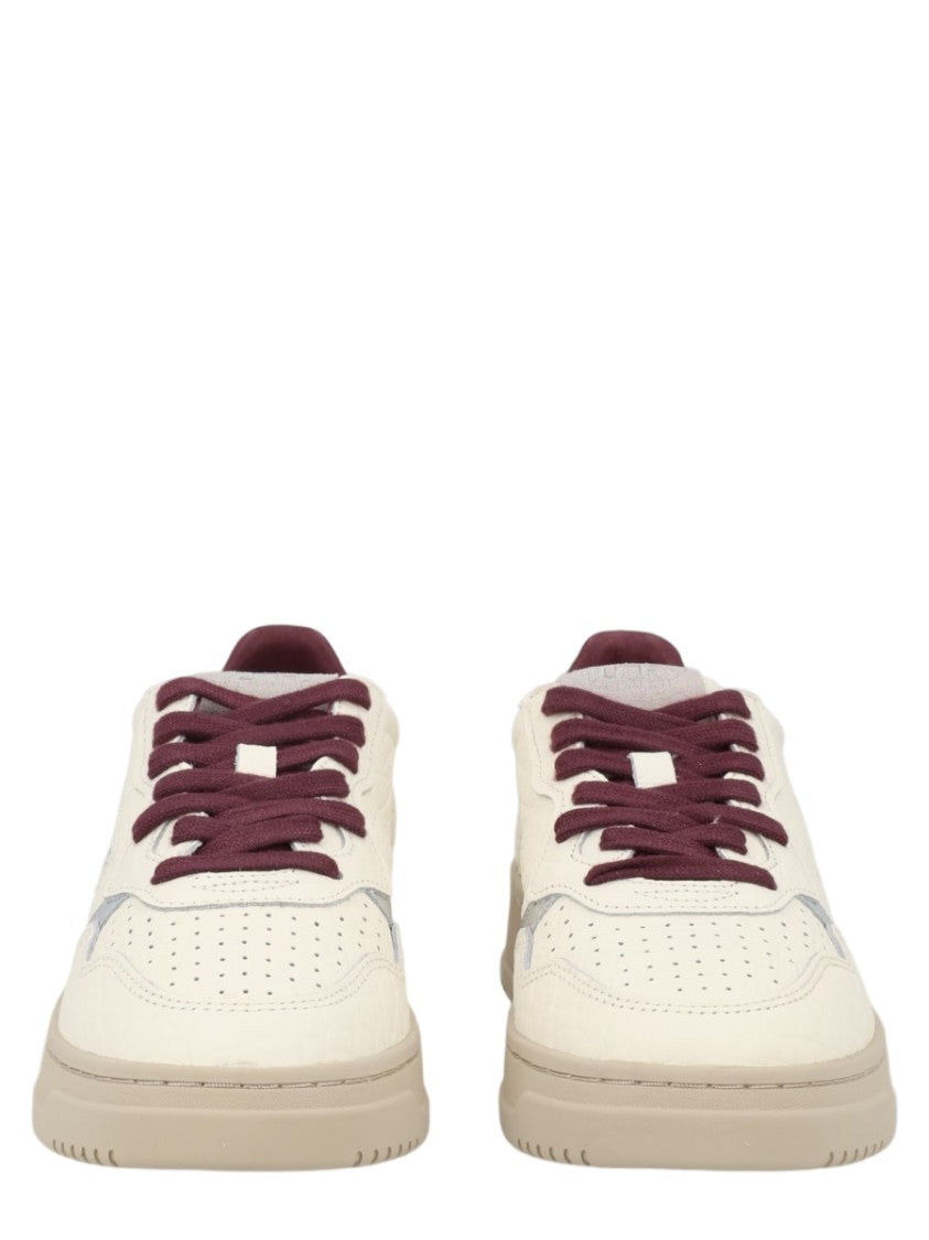Autry Medalist Low Perforated Toe Leather-Suede Sneakers